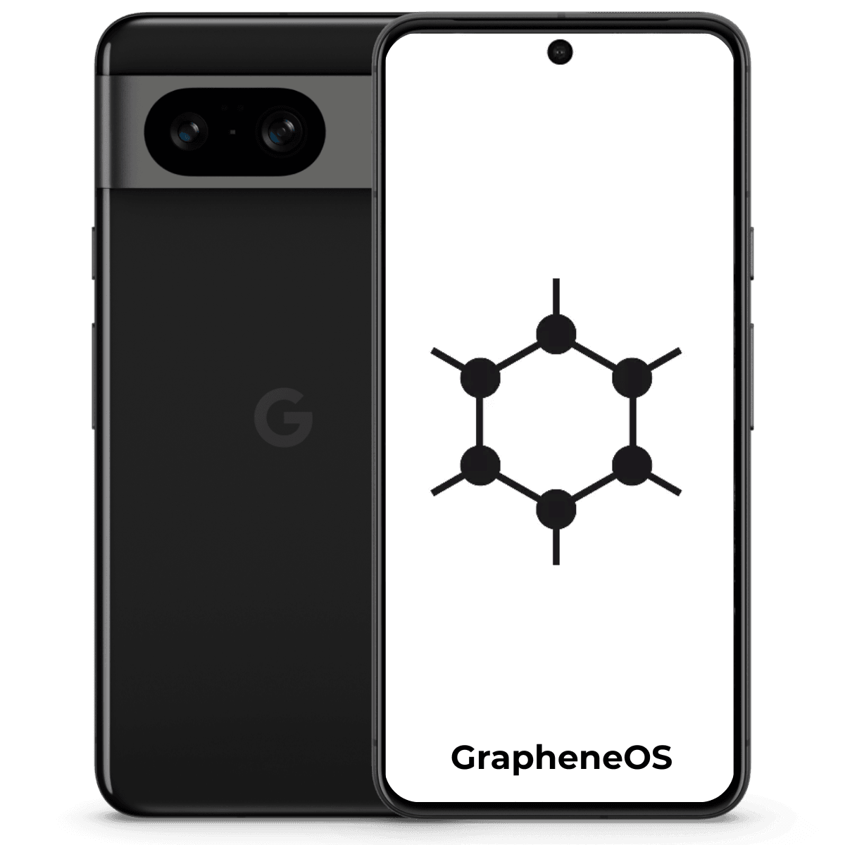 Google Pixel 8 Graphene OS 128GB Obsidian - Privacy Secure Phone UK