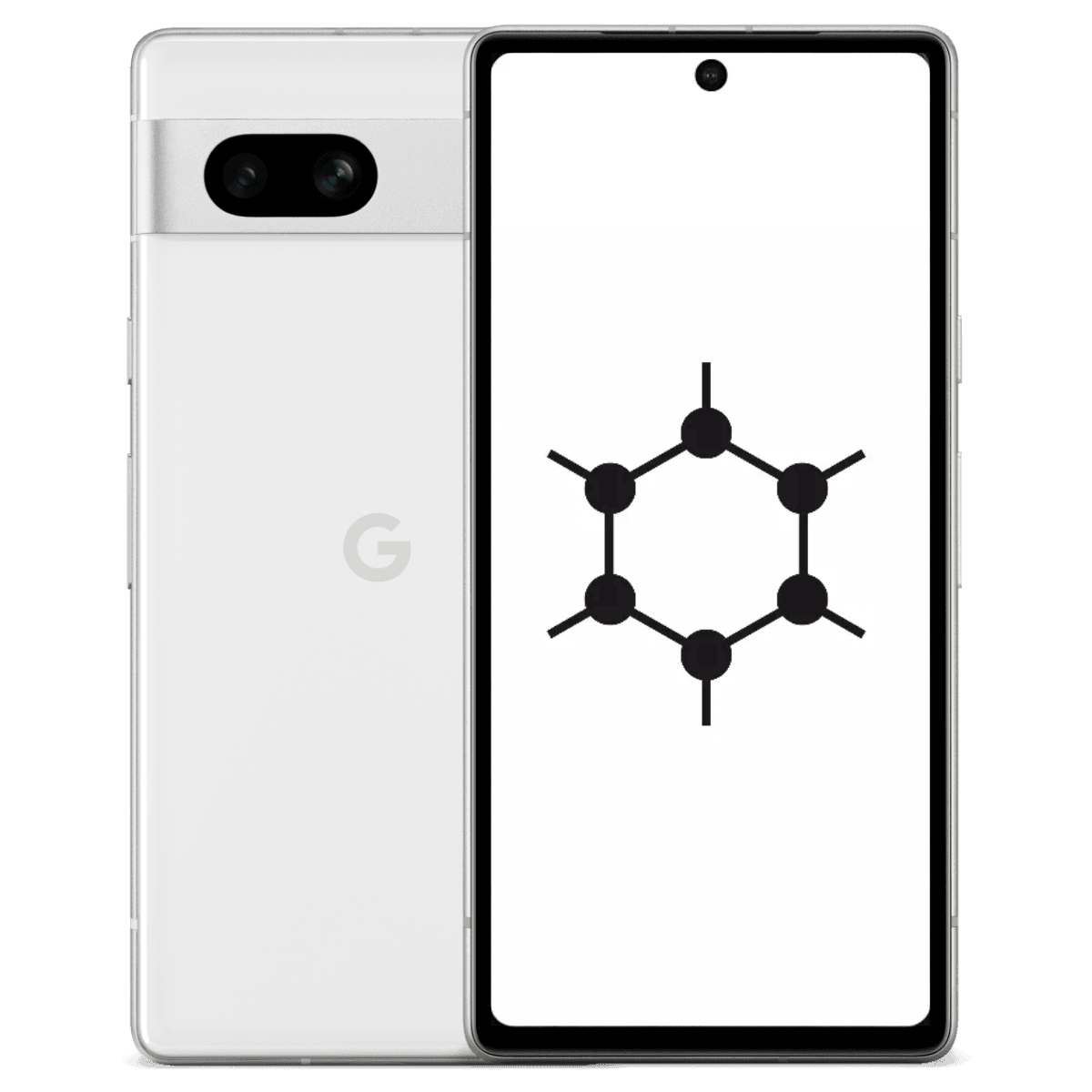 Google Pixel 7a GrapheneOS - Unlocked  - Excellent-Snow (#f7f7f7)-128GB
