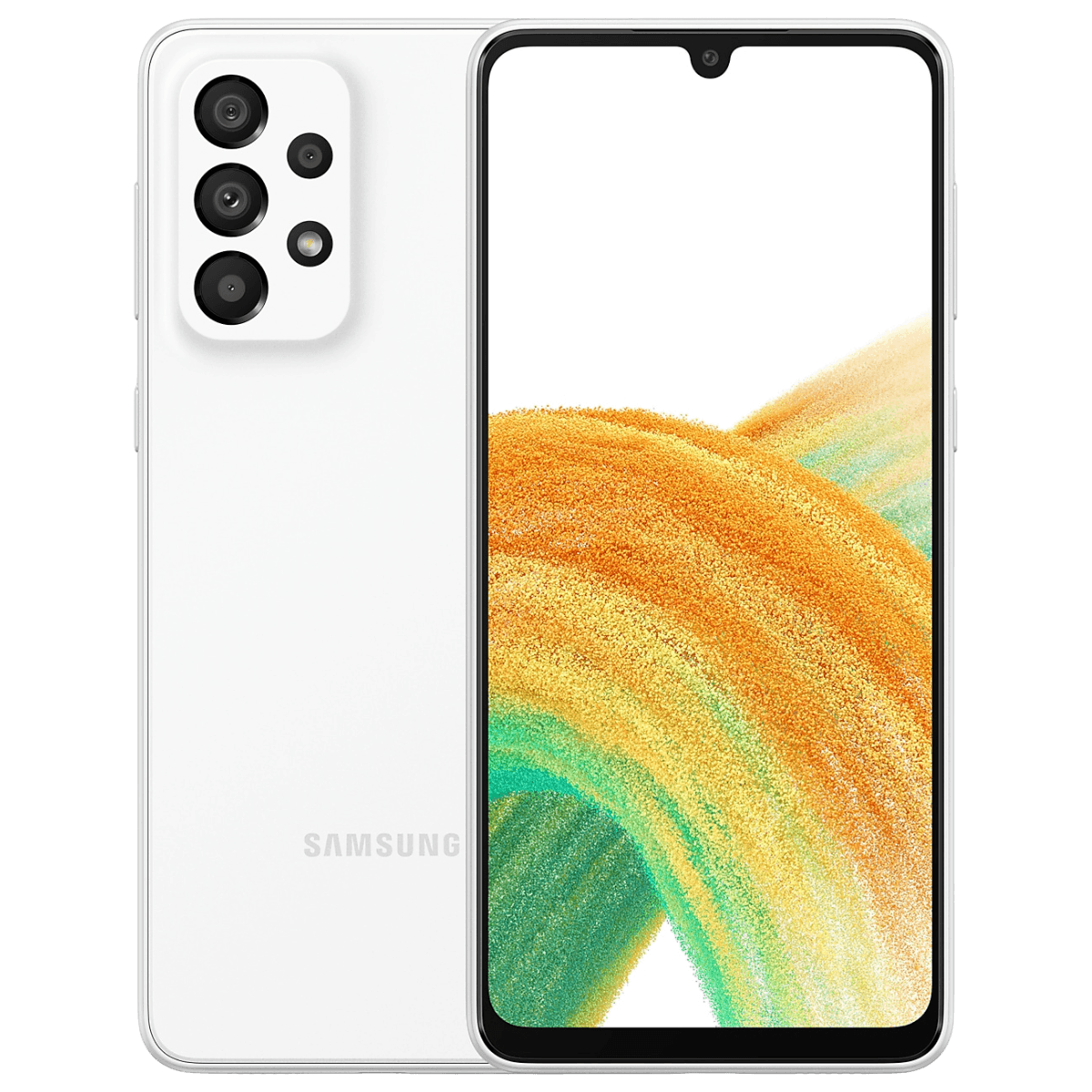 Samsung Galaxy A33 5G- Unlocked - Good-White (#fffbf7)-128GB