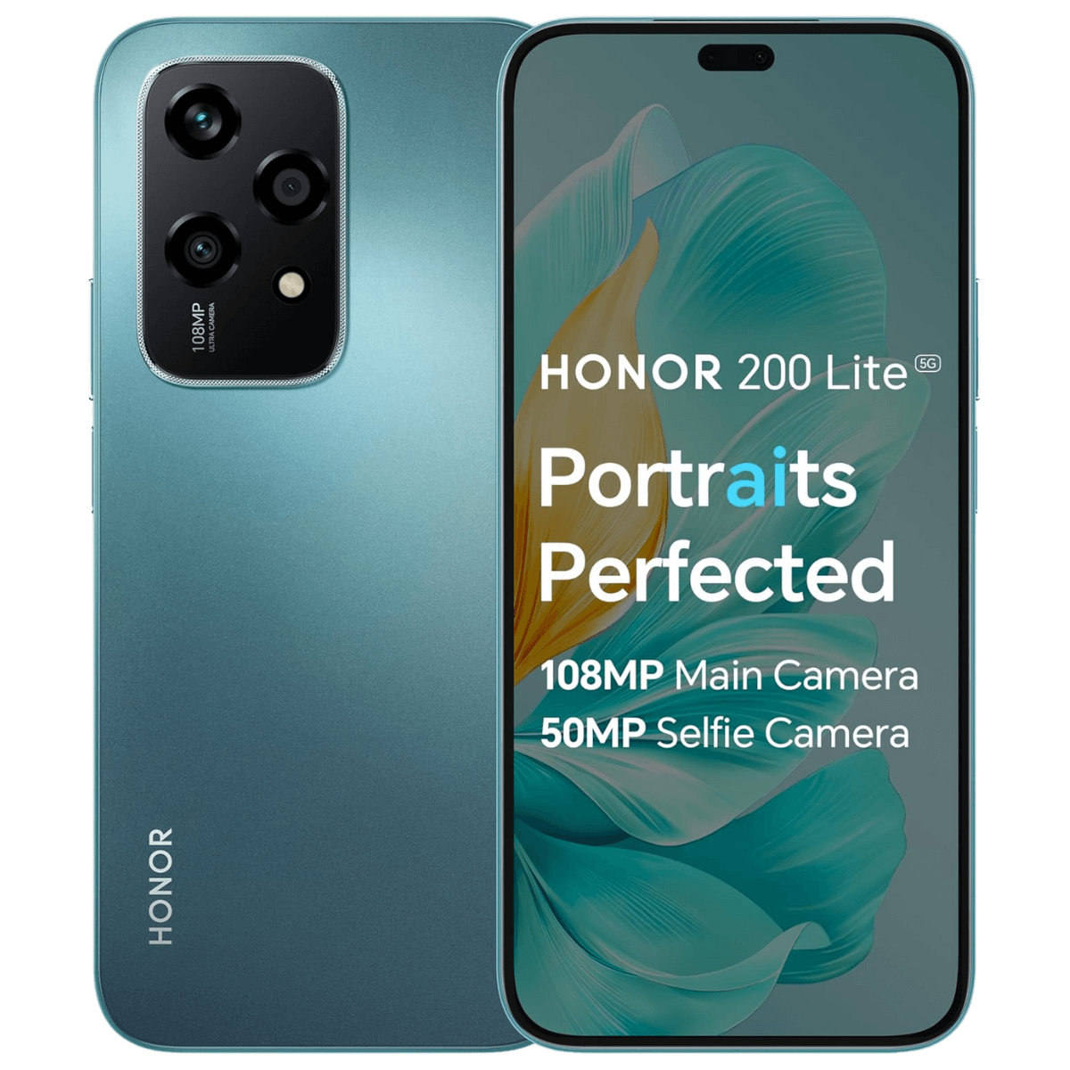 Honor 200 Lite - Unlocked - Excellent-Green (#05e684)-512GB