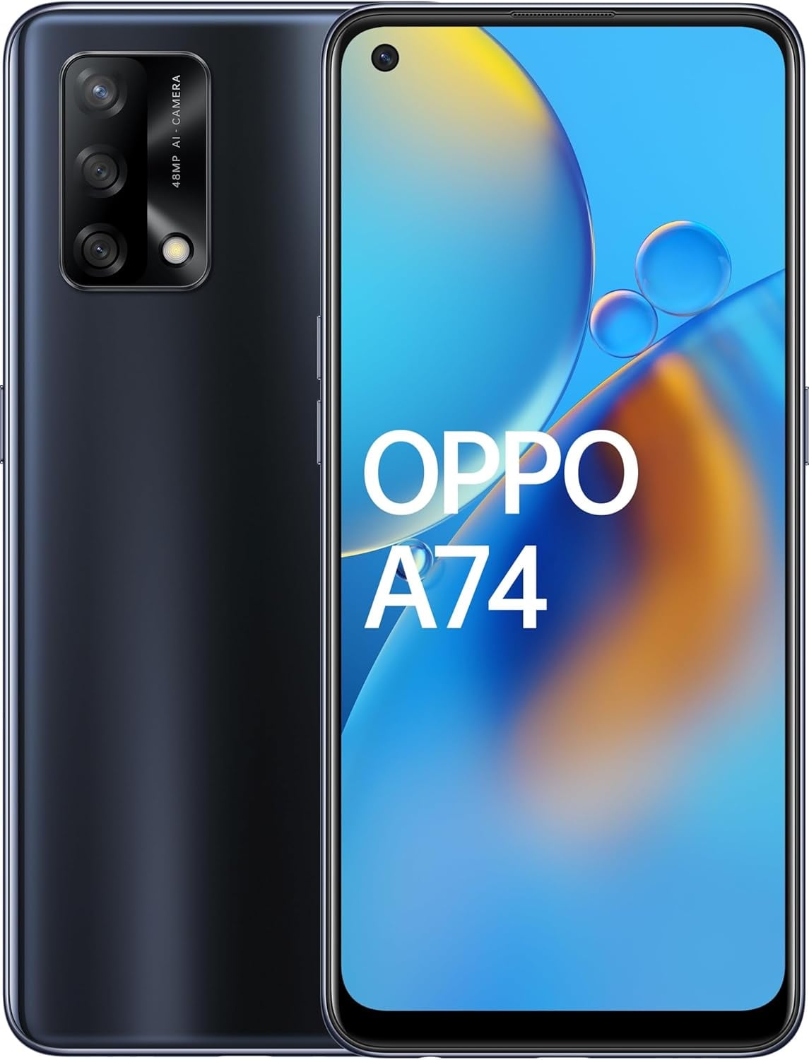 Oppo A74 4G - Unlocked - Excellent-Prism-Black (#17171a)-128GB