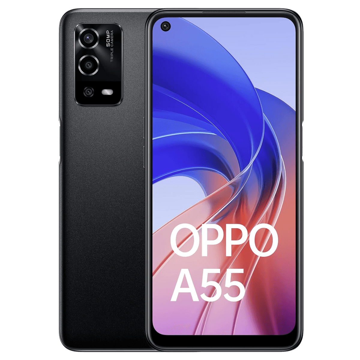Oppo A55 4G - Unlocked - Excellent-Black (#000000)-64GB