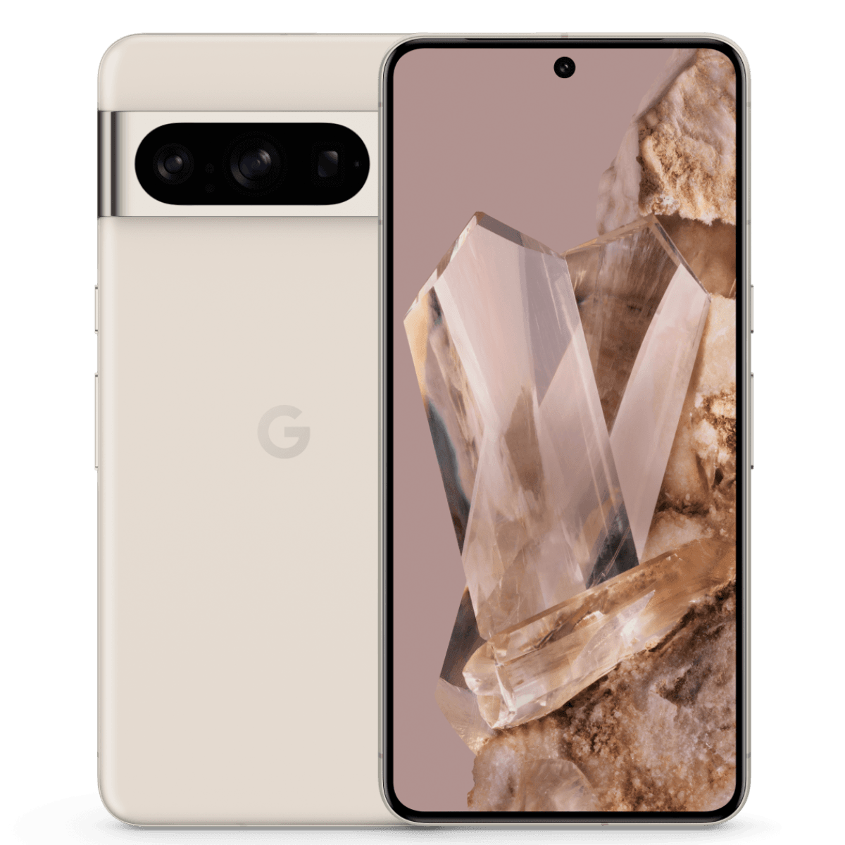 Google Pixel 8 Pro - Unlocked - Excellent-Porcelain (#e8e0d5)-128GB