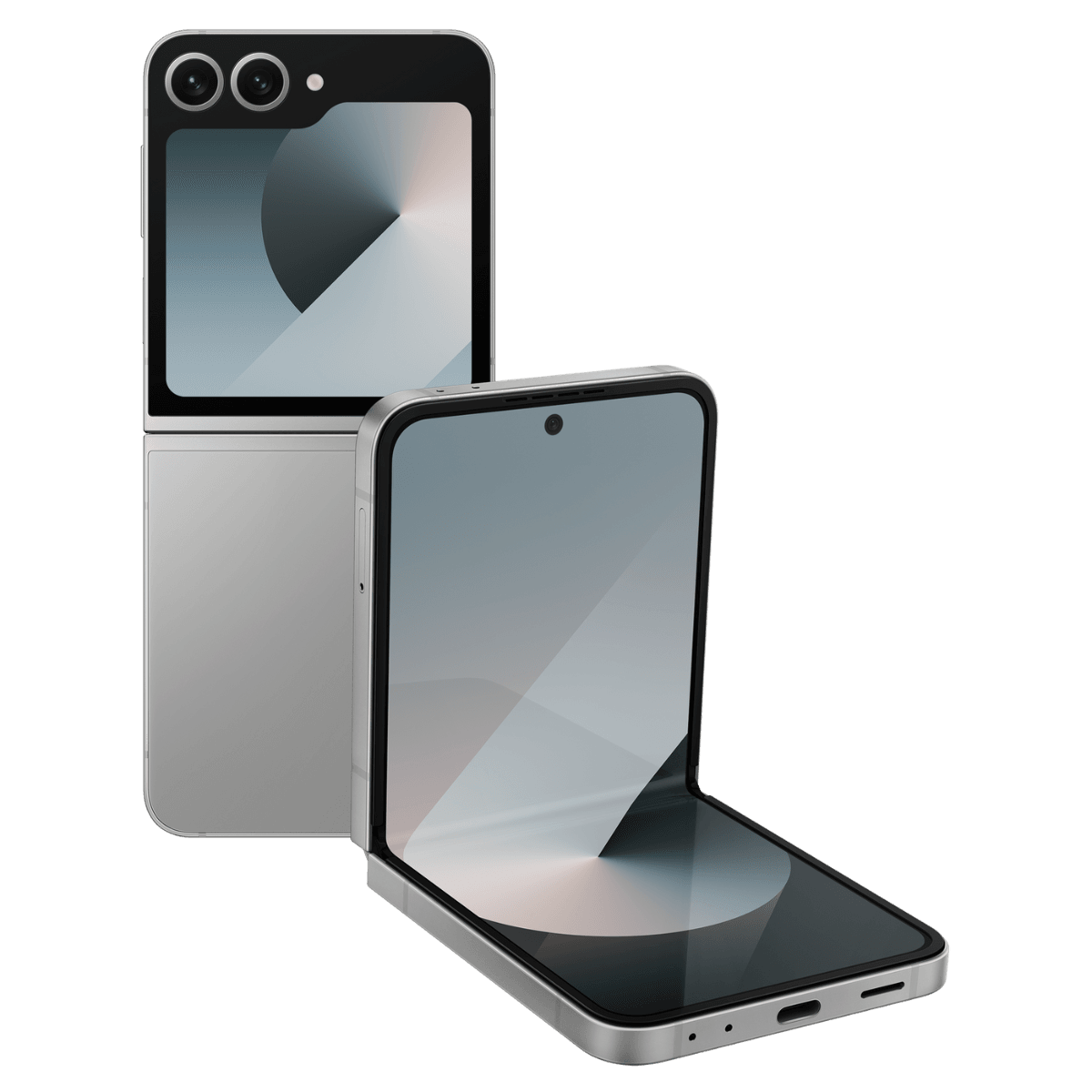 Samsung Galaxy Z Flip 6 - Unlocked - Excellent-Silver-Shadow (#999999)-512GB