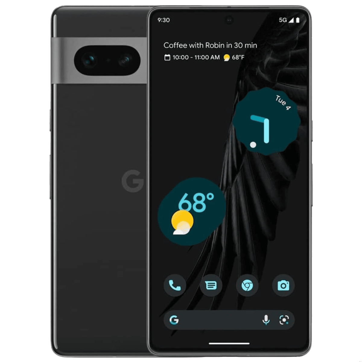 Google Pixel 7 - Unlocked - Excellent-Obsidian (#212121)-128GB