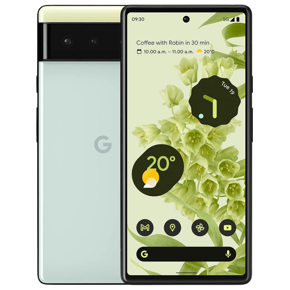 Refurbished Google Pixel 6 128GB Sorta Seafoam – Excellent