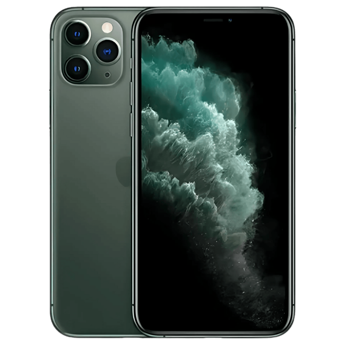 Apple iPhone 11 Pro - Unlocked - Excellent-Matte-Midnight-Green (#768075)-256GB