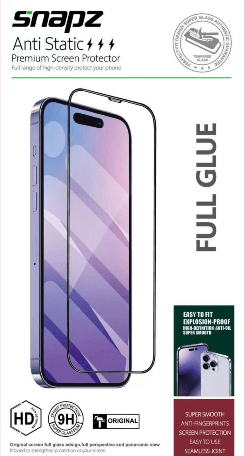 Apple iPhone 17 Pro Max Clear Back Cover - Black - Main view