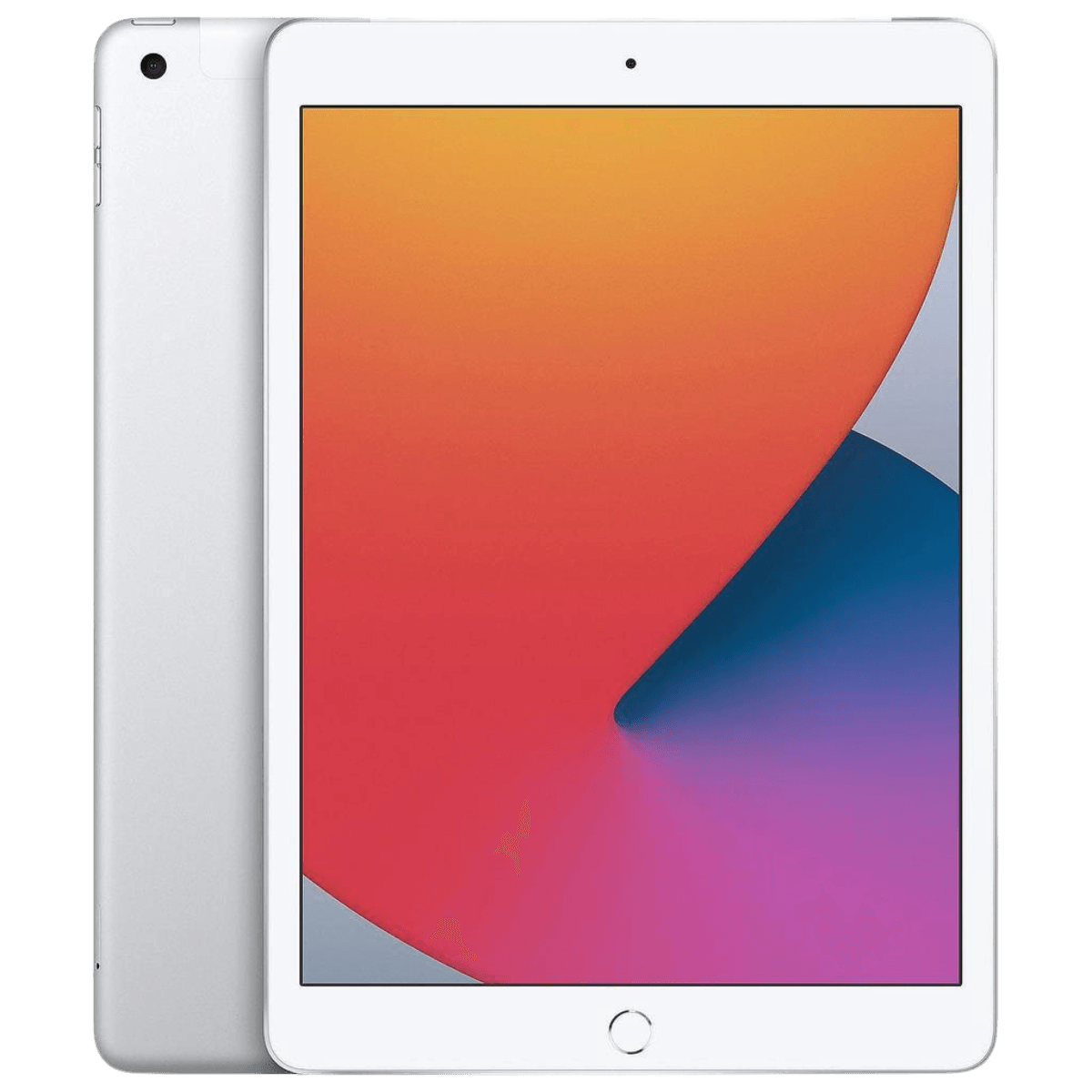 Apple iPad 8th Generation (2020) - Cellular - Fair-Silver (#d7d7d9)-32GB