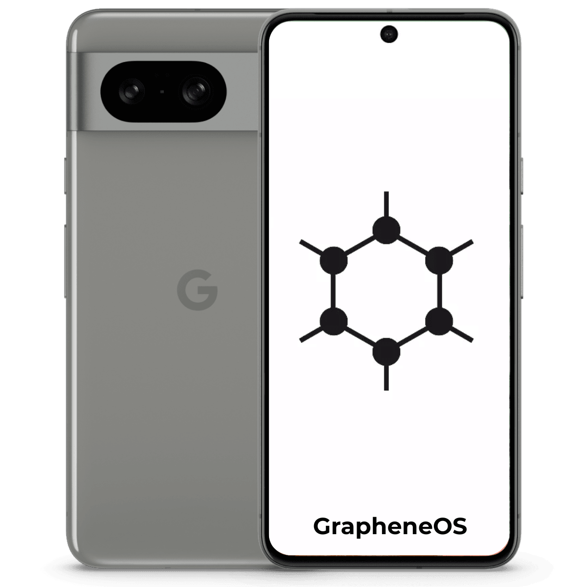 Google Pixel 8 Graphene OS - Unlocked - Good-Hazel (#868782)-128GB