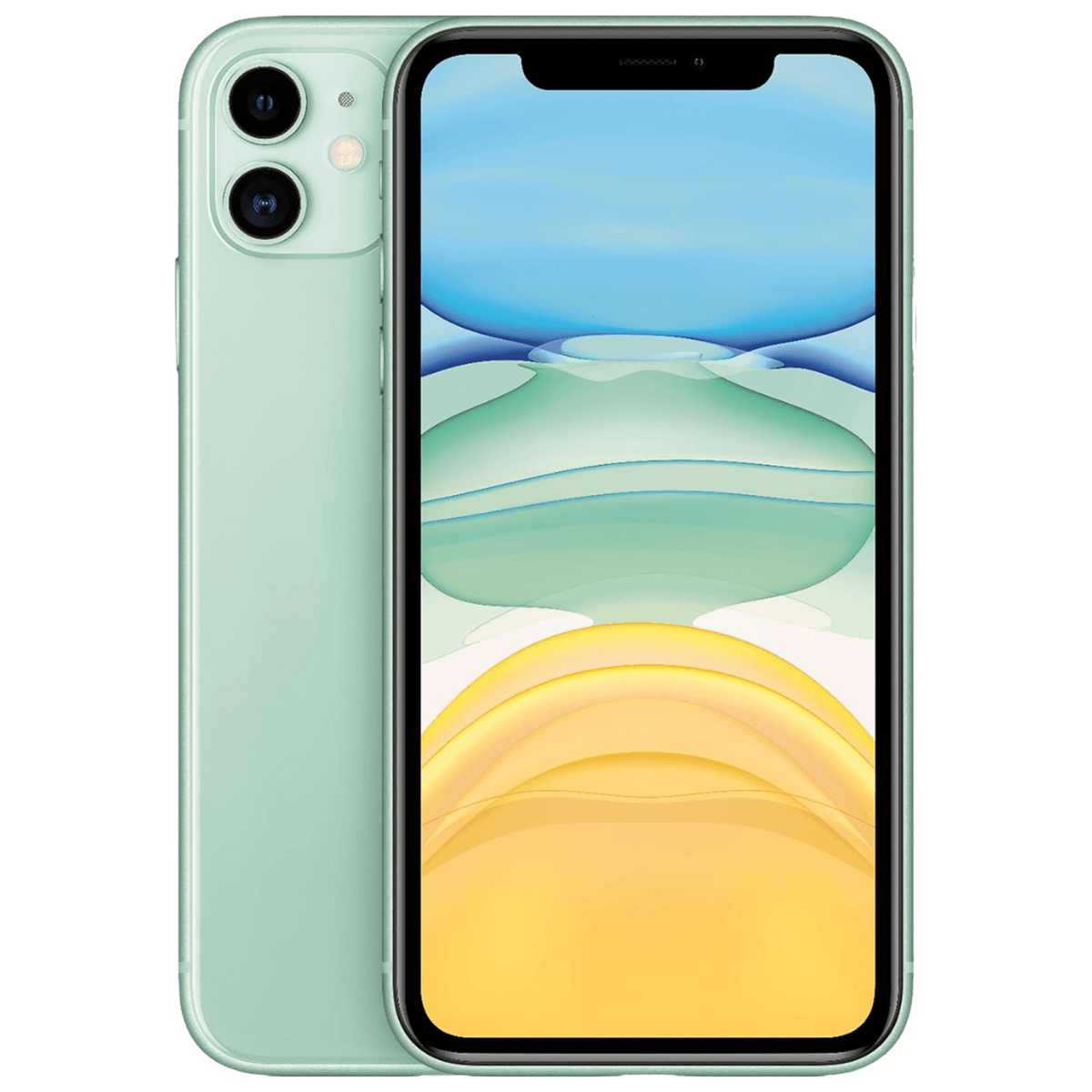 Apple iPhone 11 - Unlocked - Excellent-Green (#05e684)-64GB