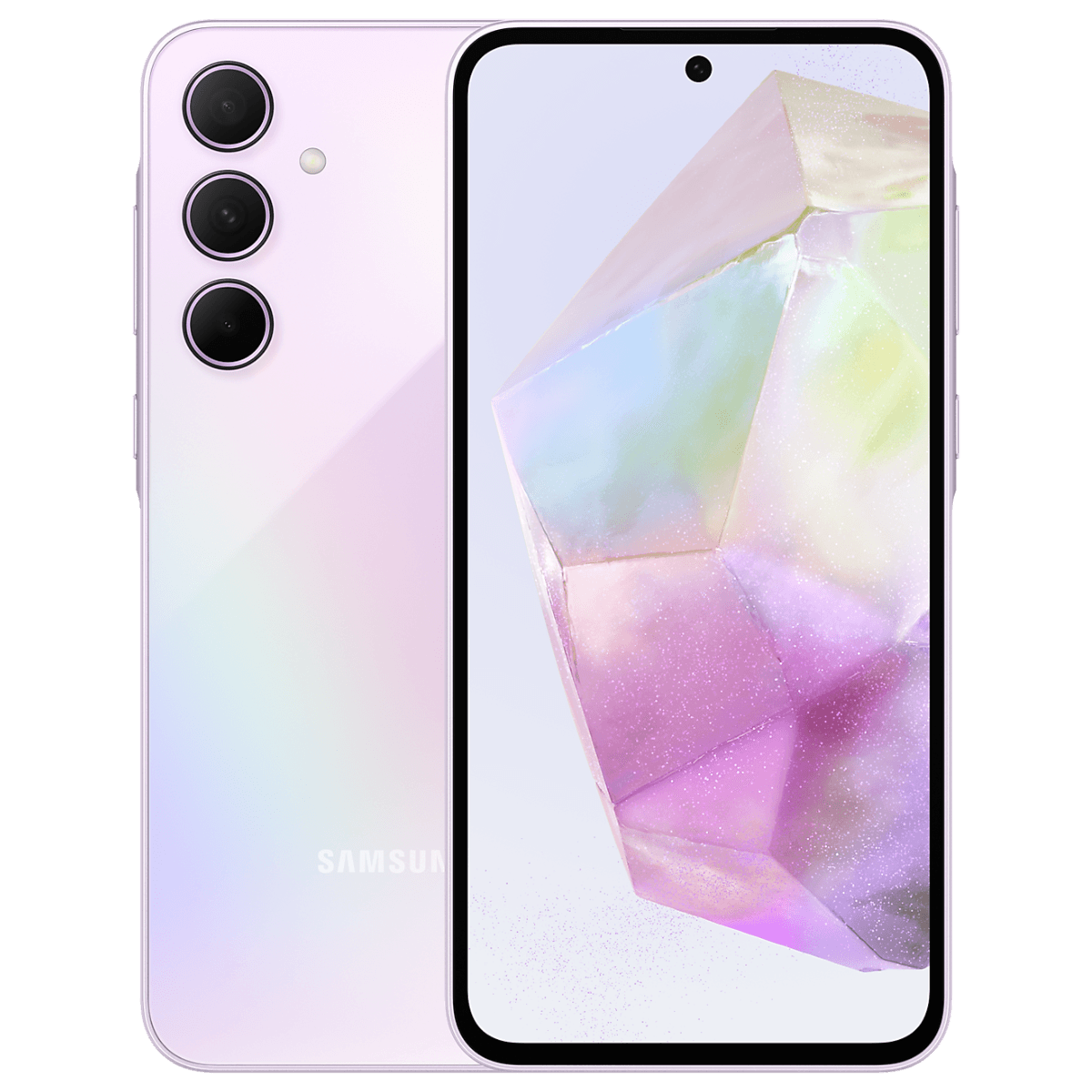 Samsung Galaxy A35 - Unlocked - Brand New-Lilac (#ecc7ff)-128GB
