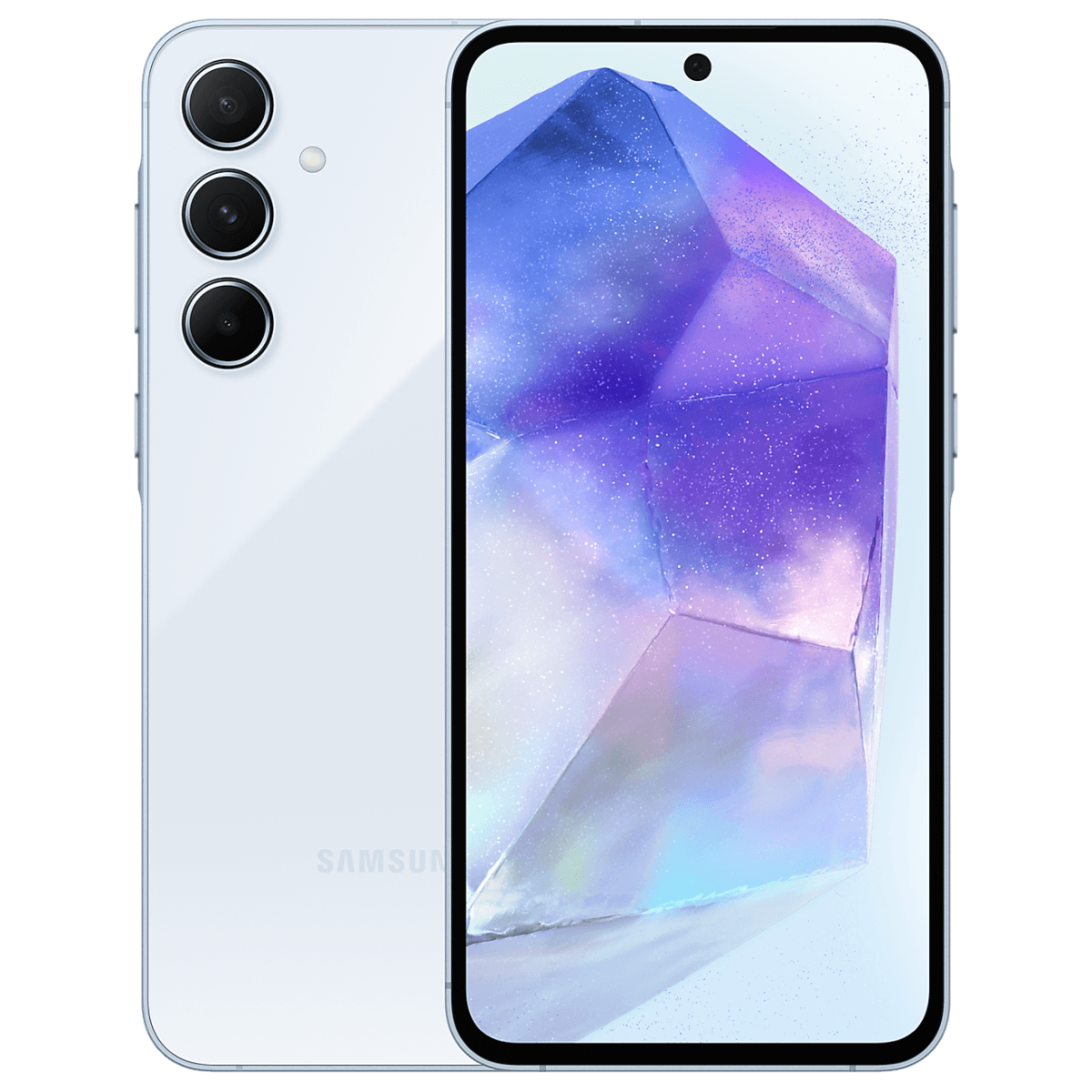 Samsung Galaxy A55 - Unlocked - Brand New-Iceblue (#c5ced4)-256GB