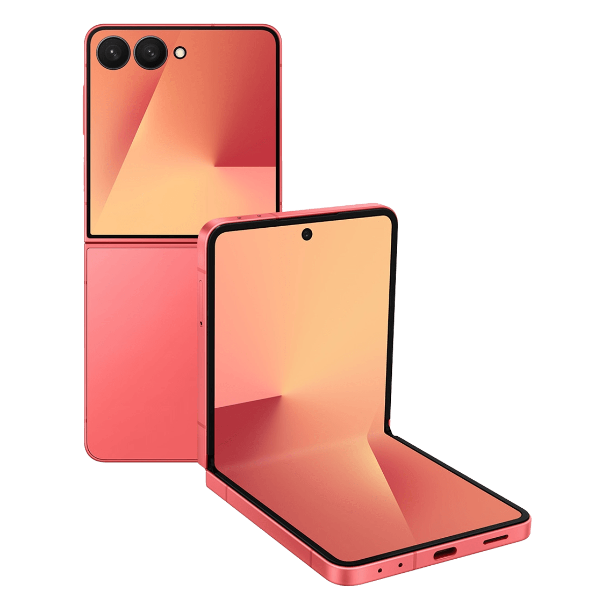 Samsung Galaxy Z Flip7 - Unlocked - Brand New-Coral-Red (#d15456)-512GB