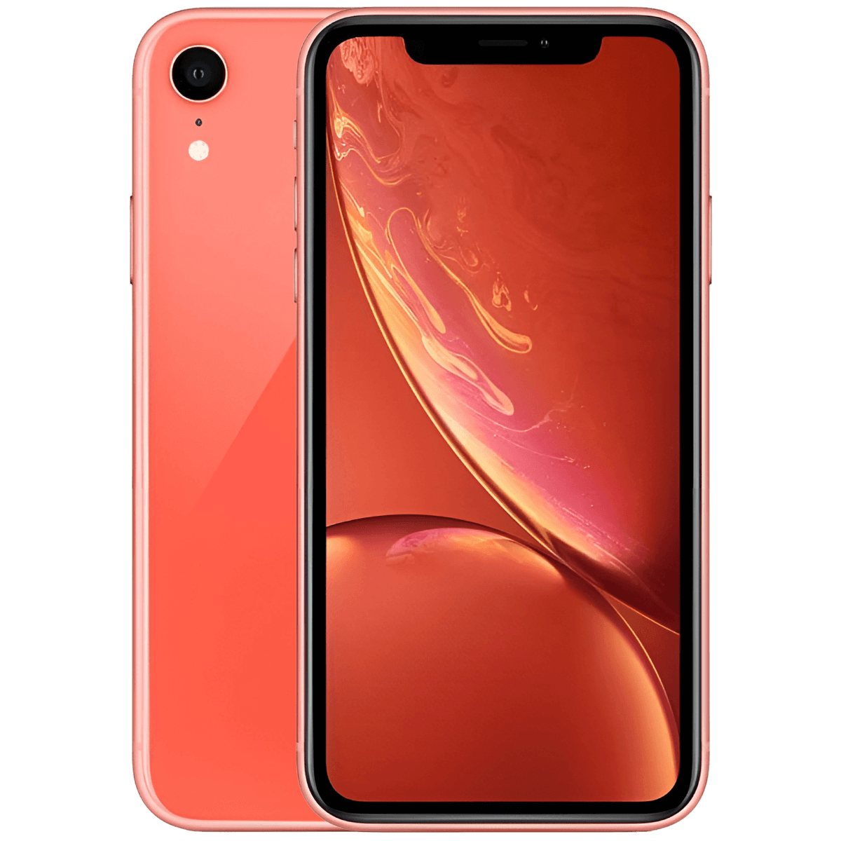 Apple iPhone XR - Unlocked - Excellent-Coral (#ff7c6b)-64GB
