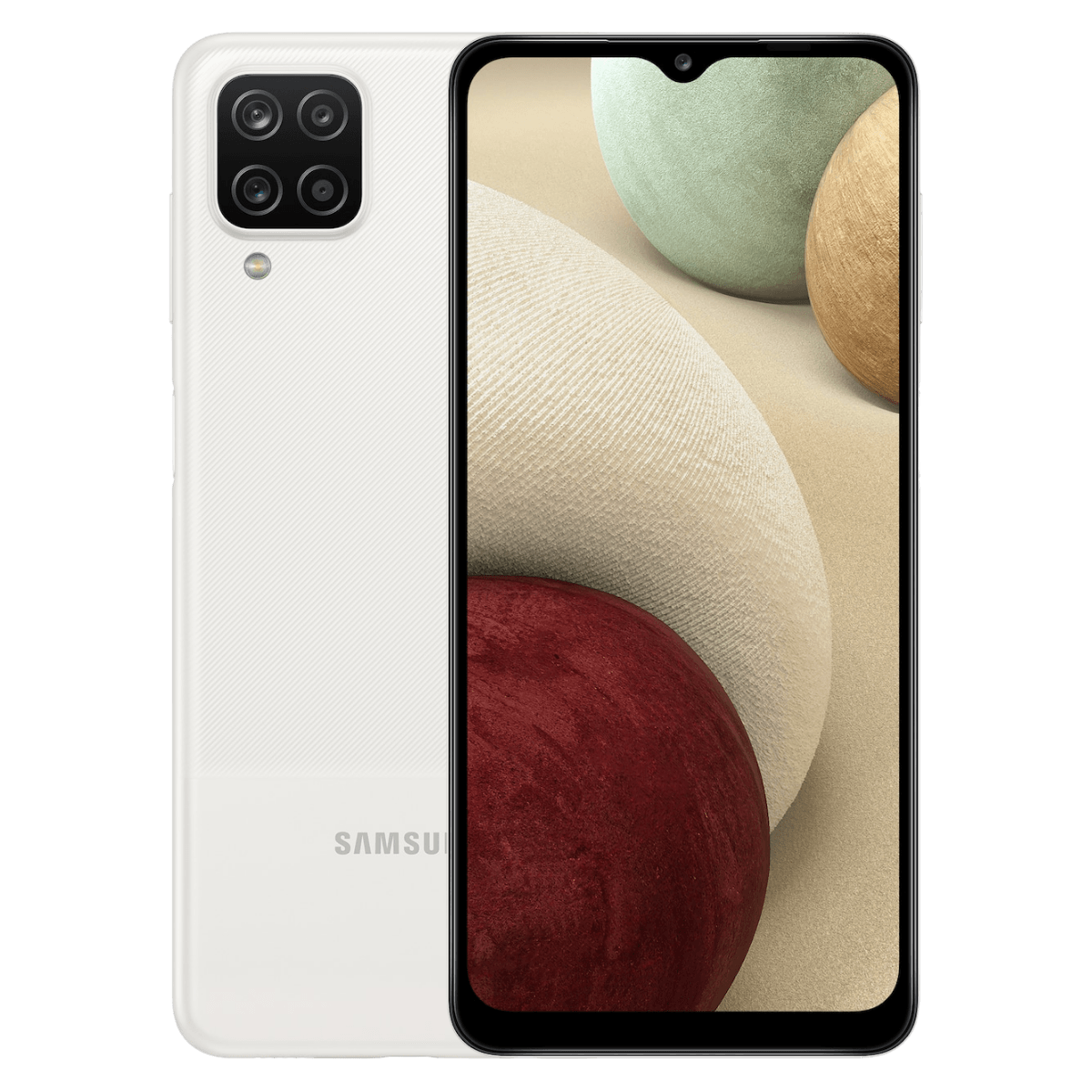 Samsung Galaxy A12 - Unlocked - Excellent-White (#fffbf7)-32GB