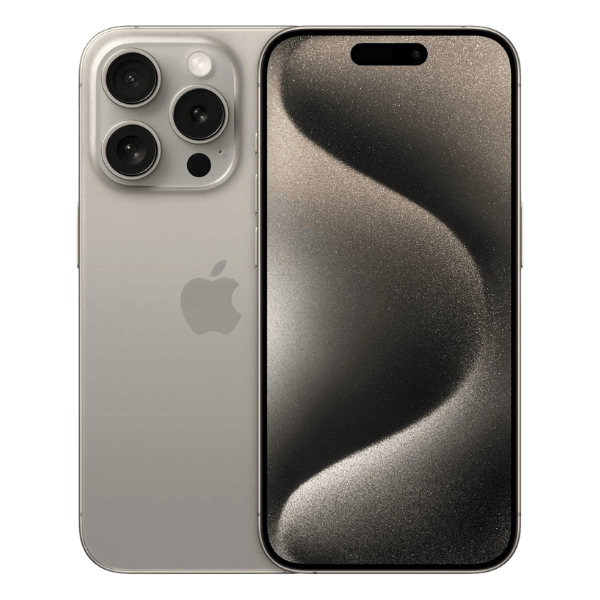 Apple iPhone 15 Pro - Unlocked - Good-Natural-Titanium (#c7c4bd)-128GB
