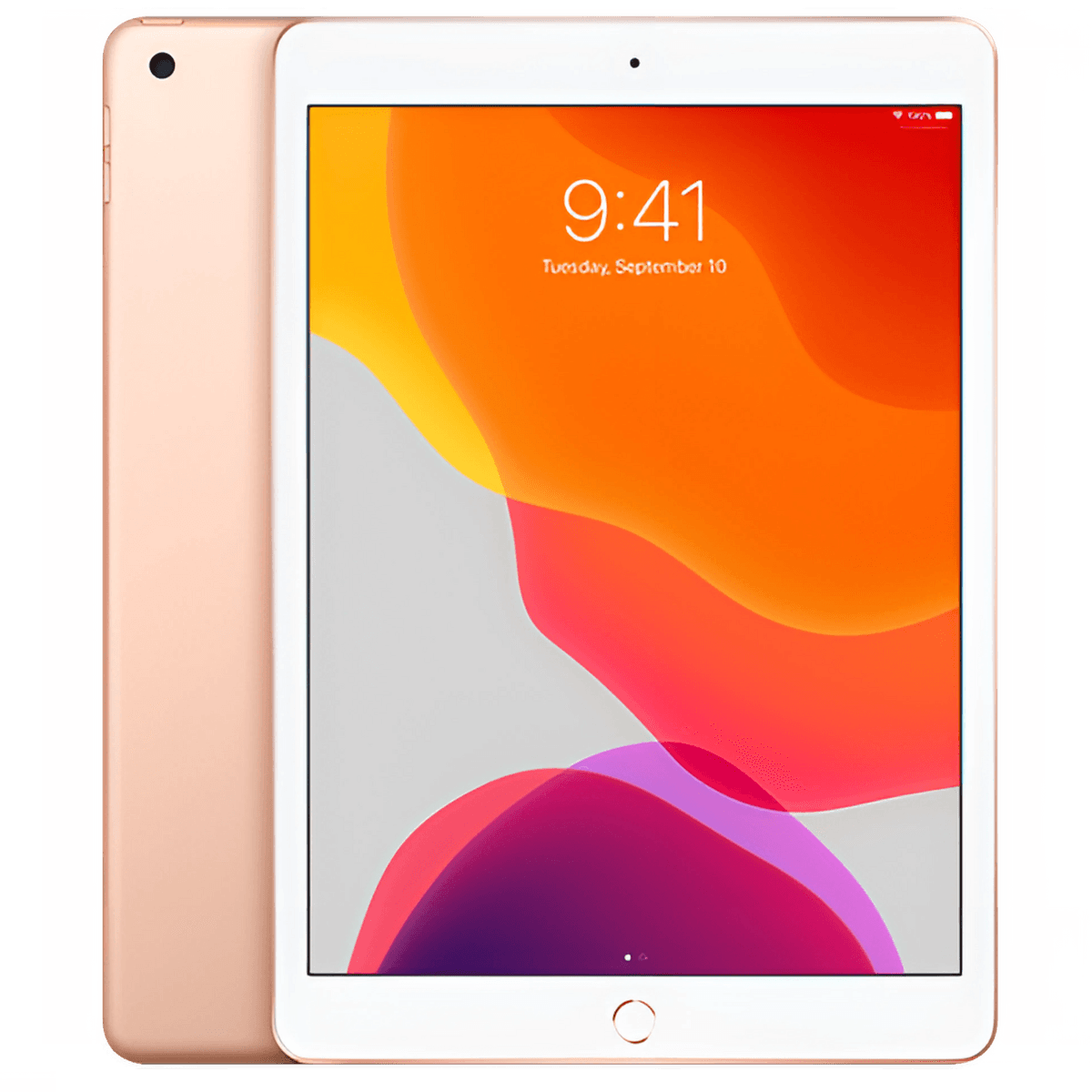 Apple iPad 7th Generation (2019) - Cellular - Excellent-Gold (#f0c105)-128GB