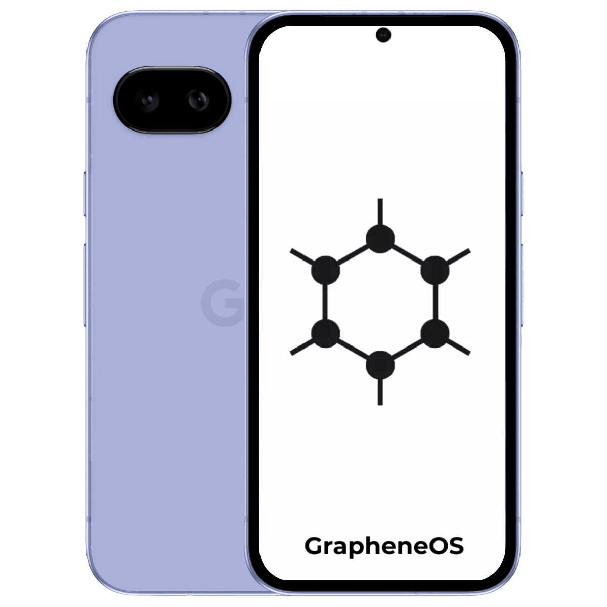 Google Pixel 9a GrapheneOS - Unlocked - Main view