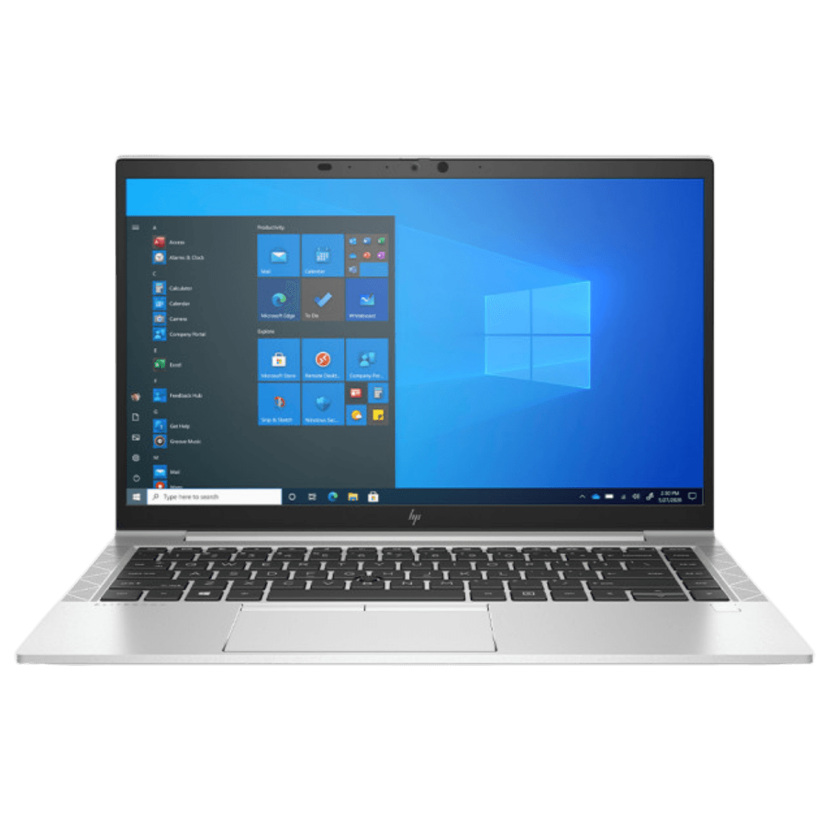 HP EliteBook 840 G8 14" FHD Laptop Core i5 11th Gen 8GB RAM - Good-Silver (#d7d7d9)-256GB SSD