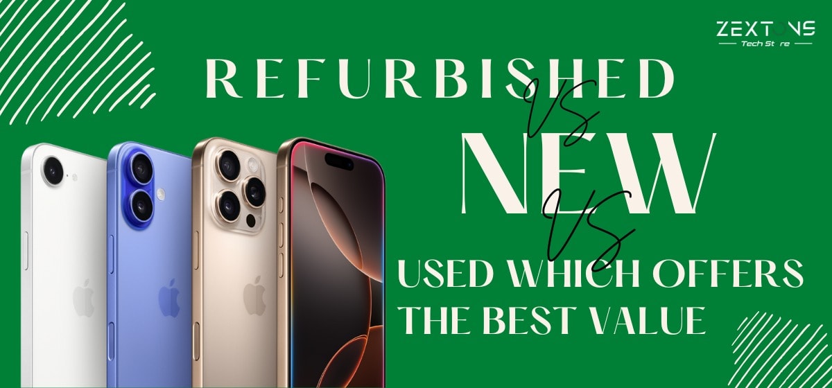 Refurbished vs. New vs. Used