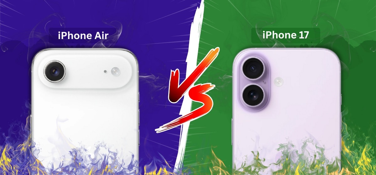 Compare Phone 17 vs iPhone Air
