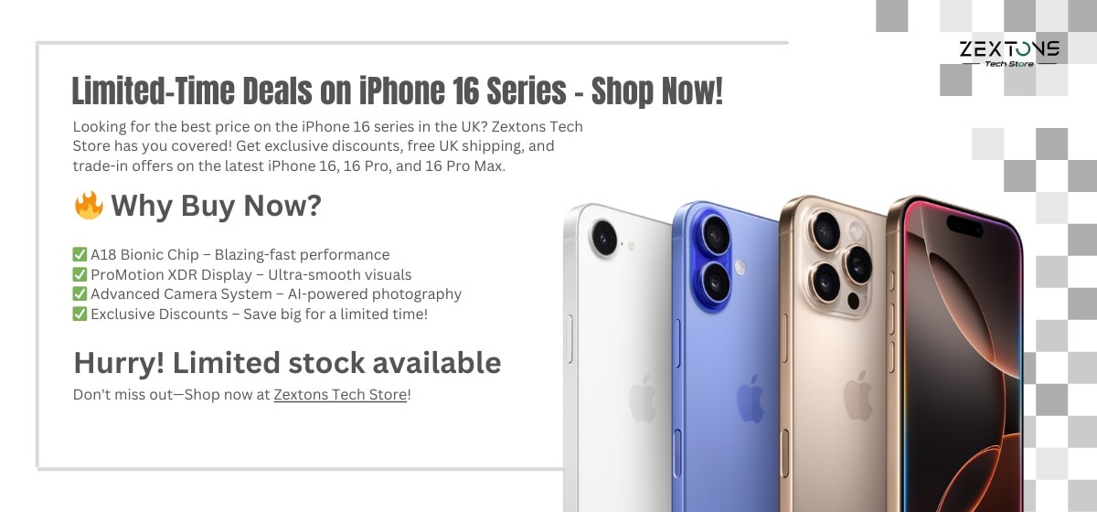 Limited Time Apple iPhone 16 Deals in the UK