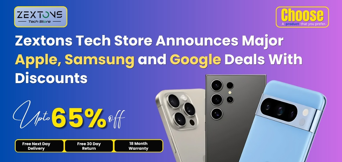 Zextons Tech Store Announces Major Sale