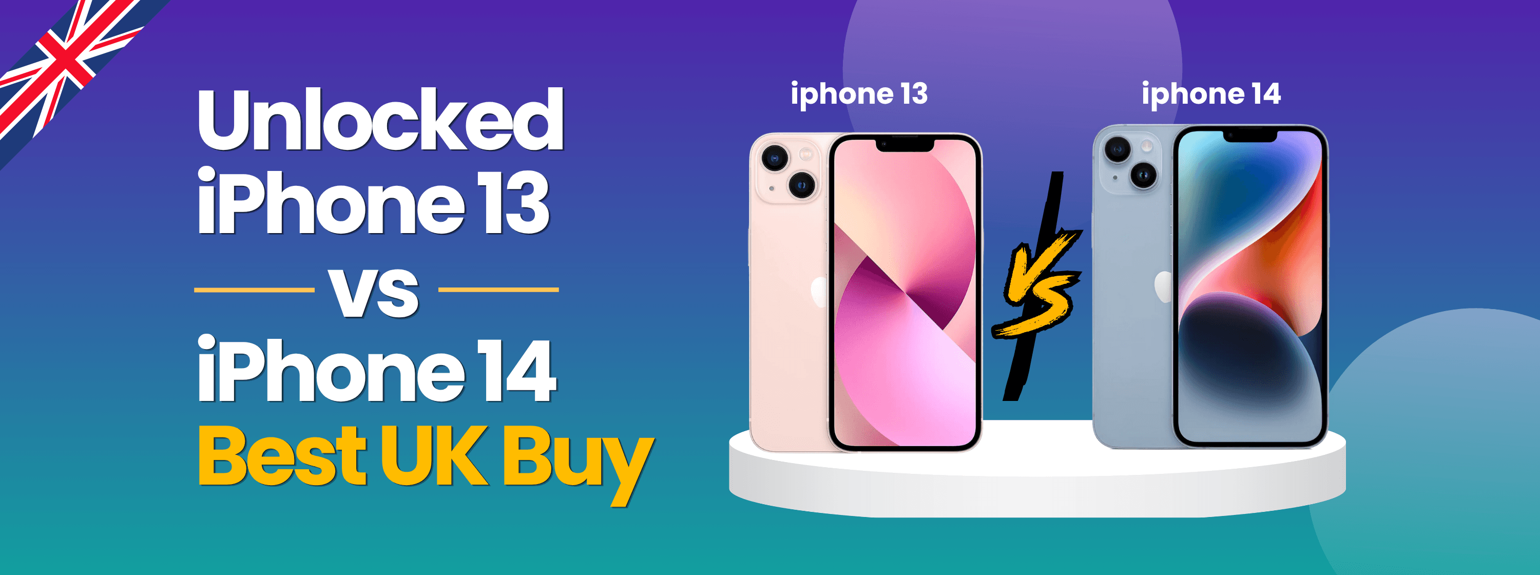 Unlocked iPhone 13 vs iPhone 14 Best UK Buy