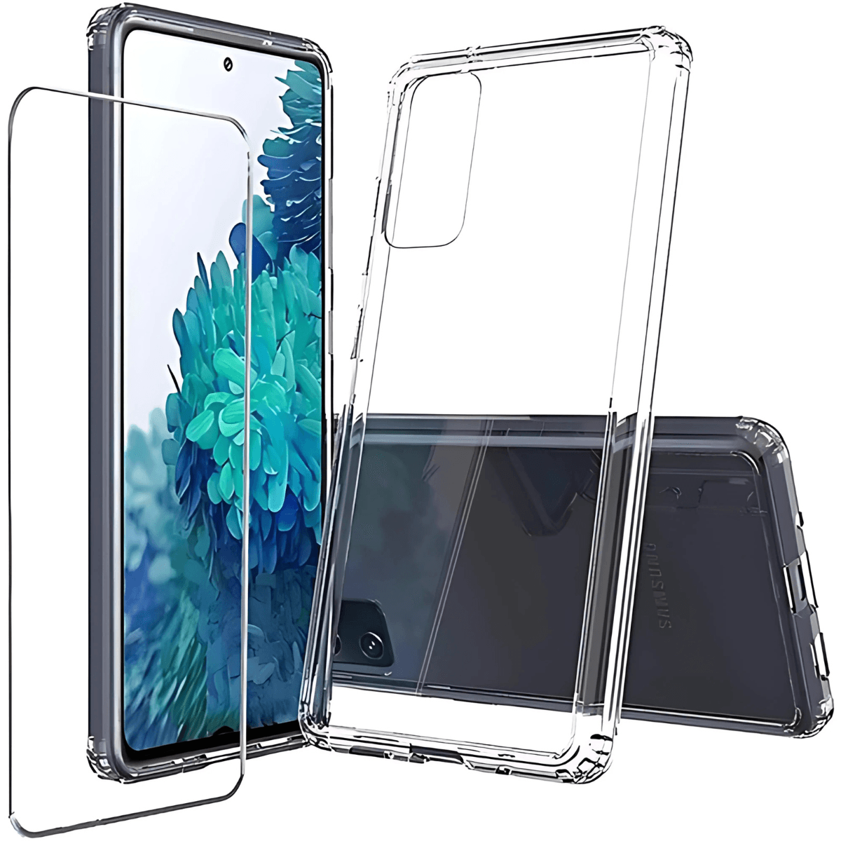 Samsung Galaxy S20 FE 5G Gorilla Clear Case and Screen Protector - Main view