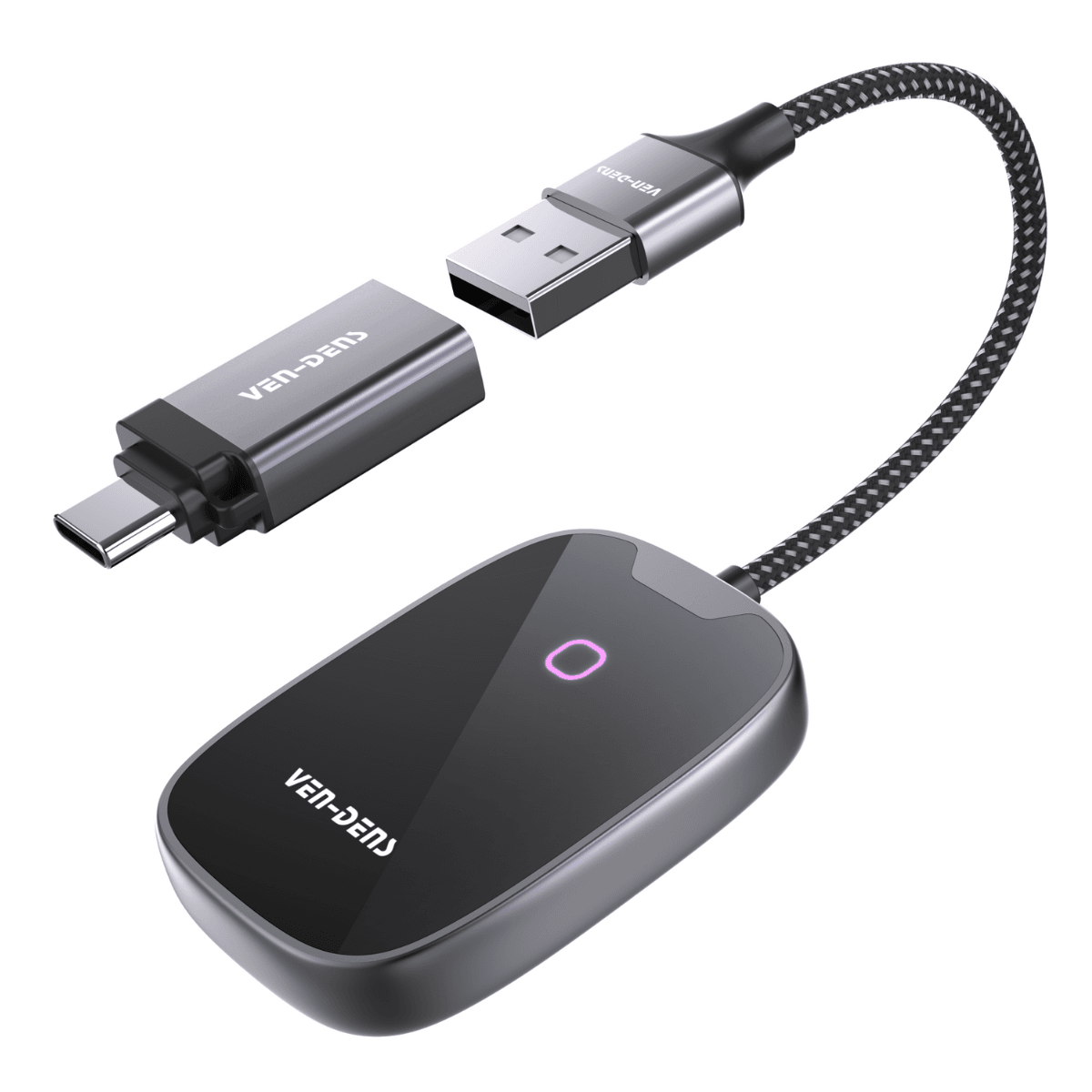 2-in-1 Wireless CarPlay & Android Auto Adapter | VD-CP001 - Main view